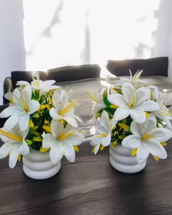 Artificial-white-flower-for-home-and-office - View 1