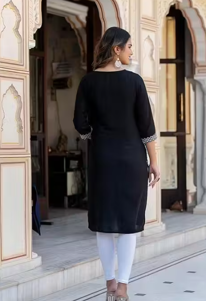 long black kurti for women and girls - View 3