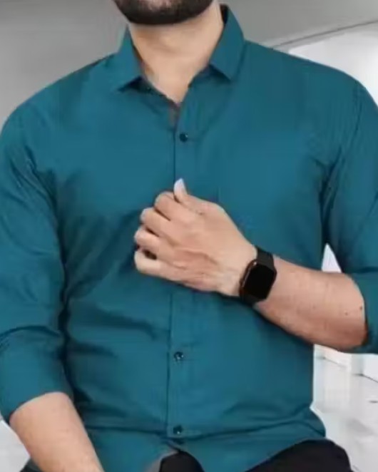 casual_blue_plain_shirt
