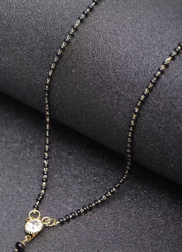 VARUDI Jewellery Gold Plated Big Pendant Mangalsutra Combo (Set of 4) - View 1