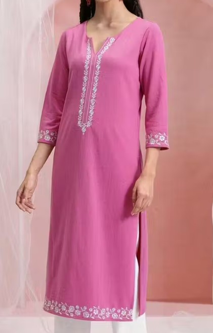 pink kurti 2 - View 3