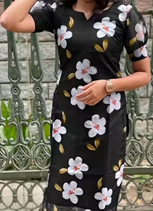 printed black kurti2
