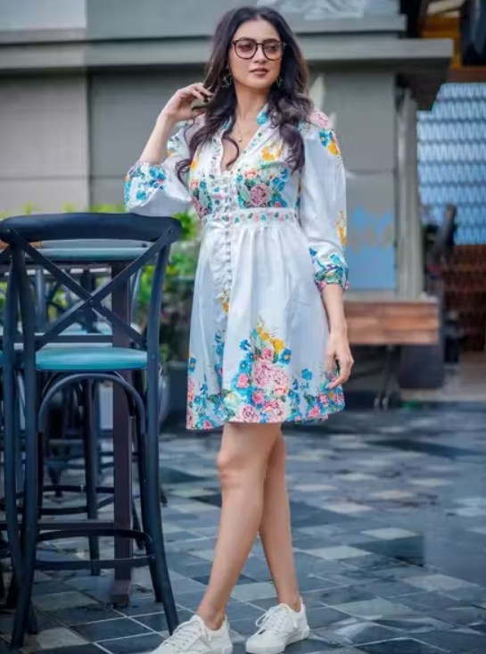 white printed